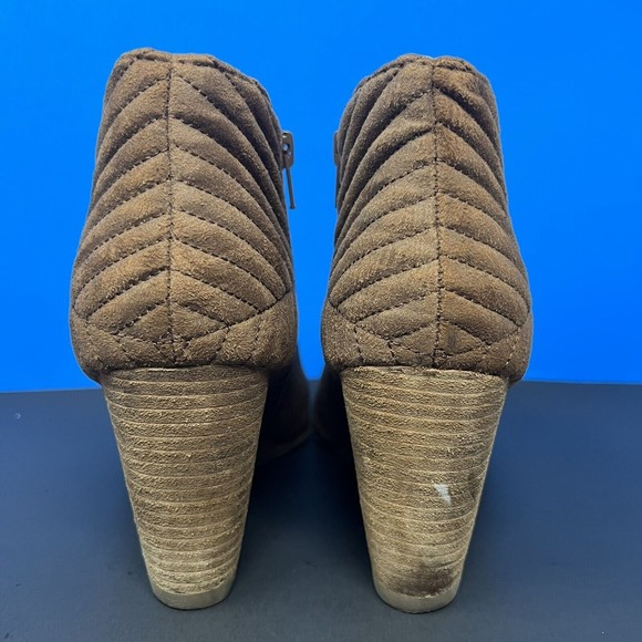 Carlos by‎ Carlos Santana Camira Brown Faux Suede Booties Ankle Boots Women's 9 - Picture 3 of 12